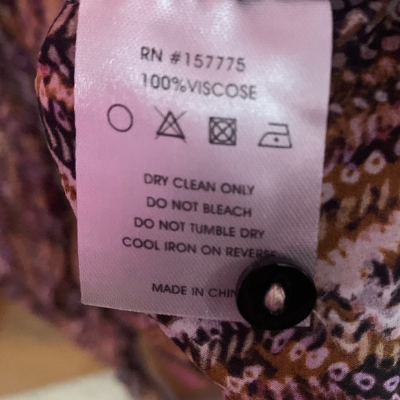 EUC. Caballero peasant style blouse with button detailing. Size Small. - Picture 4 of 6